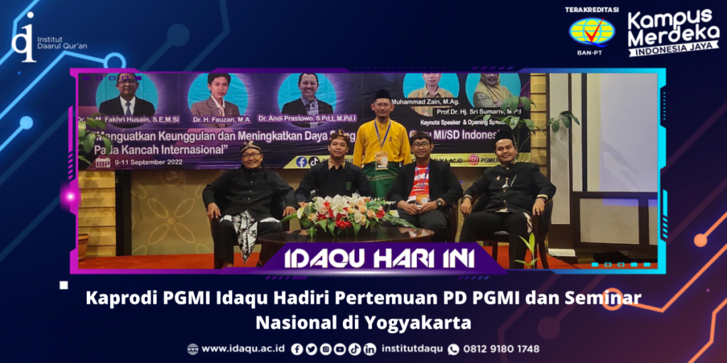 Kaprodi PGMI Idaqu Hadiri Pertemuan PD-PGMI dan Seminar Nasional di Yogyakarta
